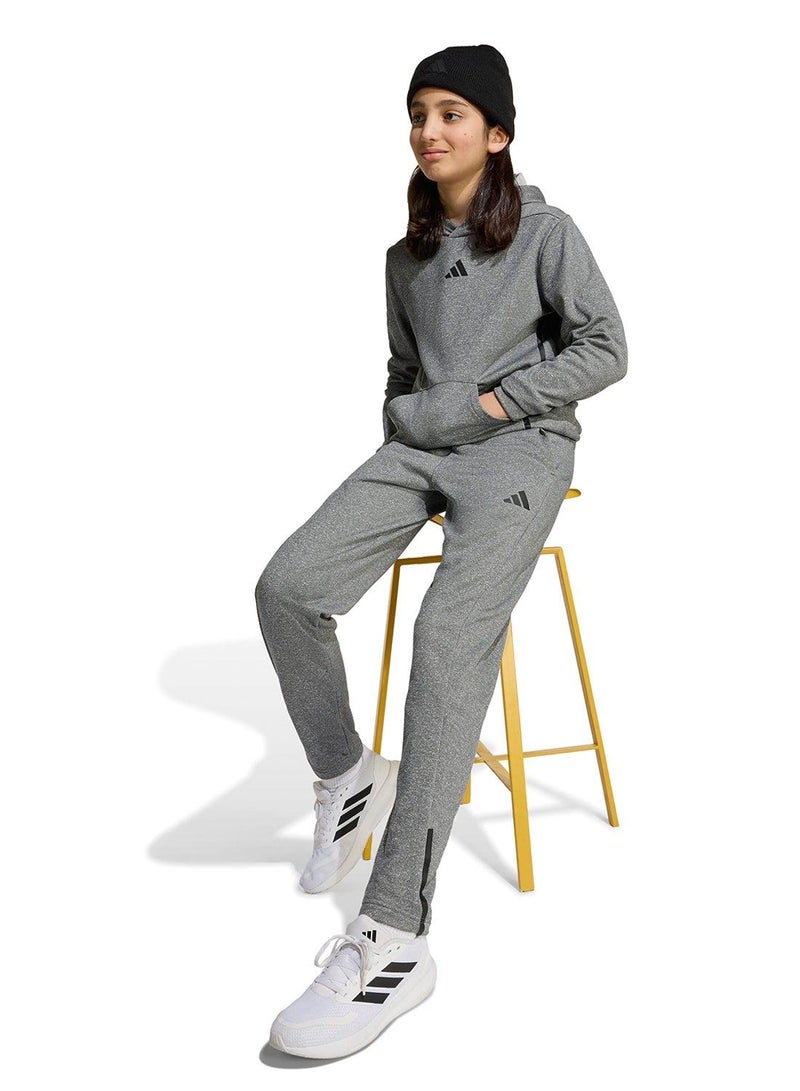 adidas بنطلون تدريب جي جيم آند جو رمادي للجنسين - Image 5