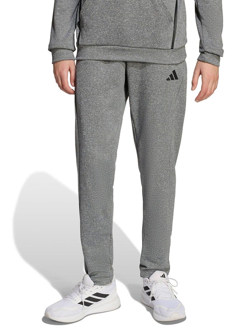 adidas بنطلون تدريب جي جيم آند جو رمادي للجنسين - Image 1