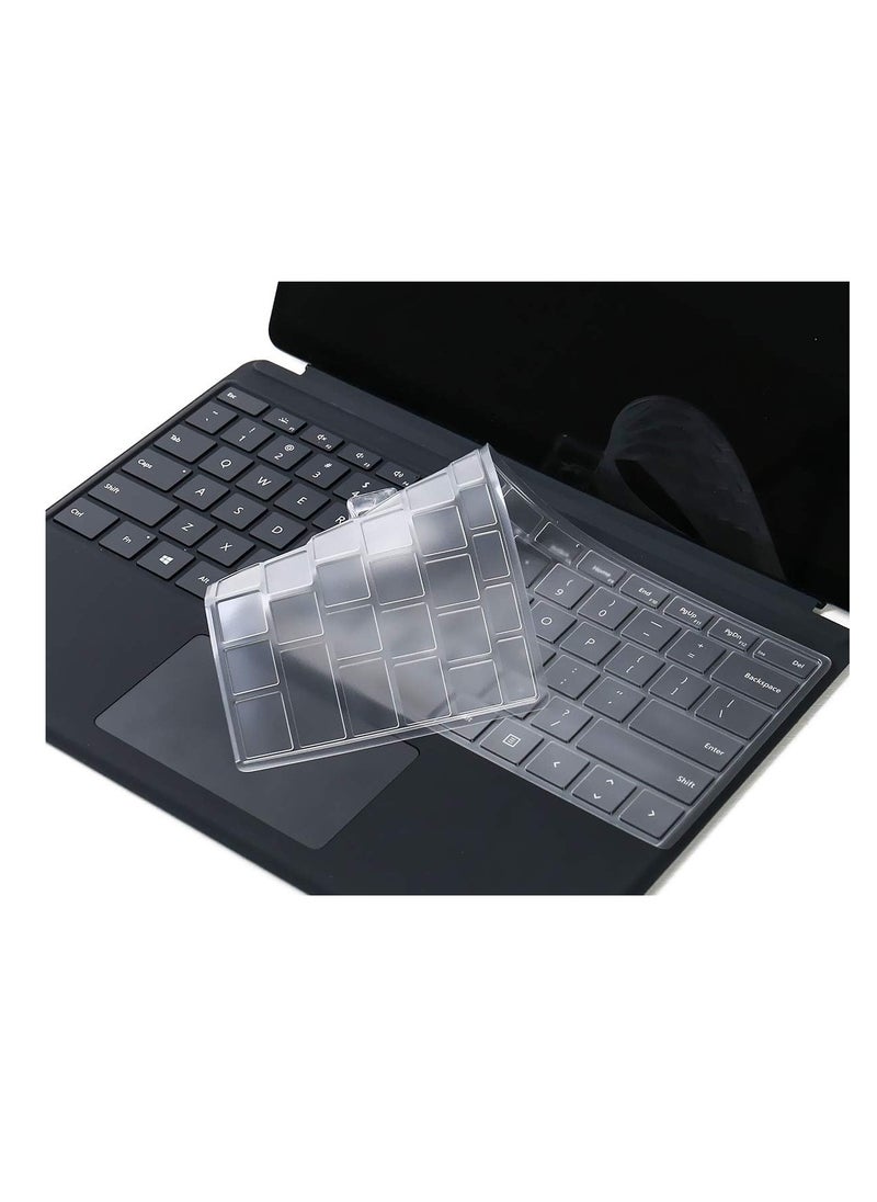 Generic Keyboard Cover Protector for Microsoft 2024 Surface Pro (11th Edition Copilot+ PC)/Pro 10/ Pro 9/ Pro 8/ Pro X, US English Layout, Ultra Thin Protective High Transparency TPU Keyboard Skin Film  - Image 2
