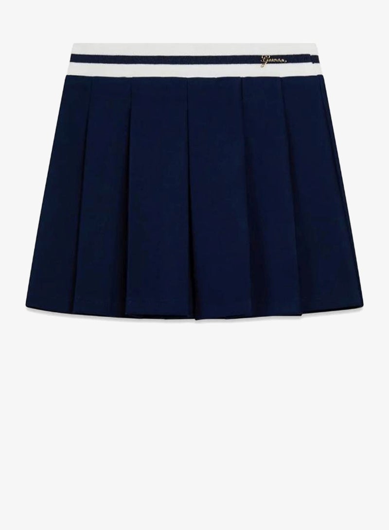 GUESS Youth Graphic Oversize Crop Crew Neck Sweatshirt - Image 1