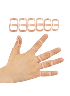 6 Pcs Finger Splints - Finger Splint Kit for Arthritis, Mallet Finger - Thumb Splint, Trigger Finger Splint For Thumb, Middle, Pinky or Ring Finger (Sizes 10, 11, 12)