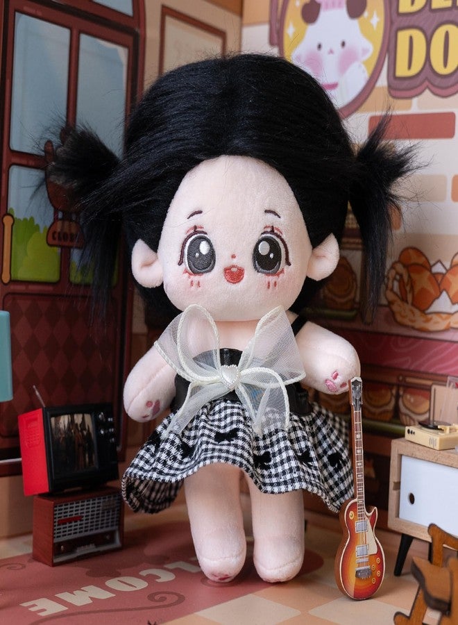 CALEMBOU Plush Doll, 20cm Cotton Doll with Skeleton, Cute Anime Plushies Soft Stuffed Dress Up Doll, Kawaii Plush Toys Rag Dolls with Clothes Gift for Girls(Doll&Clothes-XiaoWanzhi-A) - Image 3