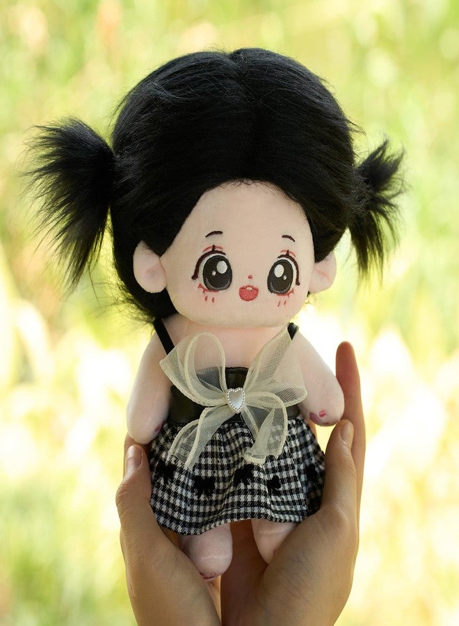 CALEMBOU Plush Doll, 20cm Cotton Doll with Skeleton, Cute Anime Plushies Soft Stuffed Dress Up Doll, Kawaii Plush Toys Rag Dolls with Clothes Gift for Girls(Doll&Clothes-XiaoWanzhi-A) - Image 5