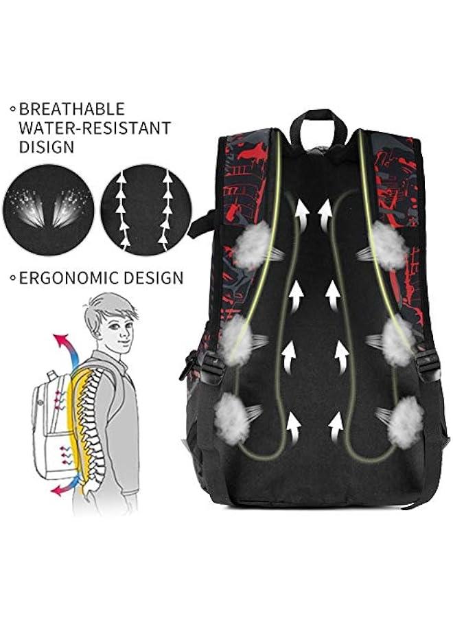 Arabest School Backpack Travel Bag for Men & Women Lightweight College Back Pack with Laptop Compartmen - Image 4