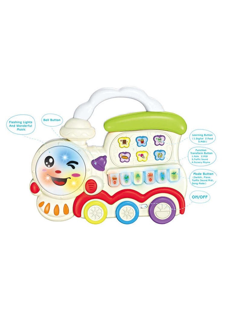 An educational musical train for kids with interactive lights and sounds - Image 2