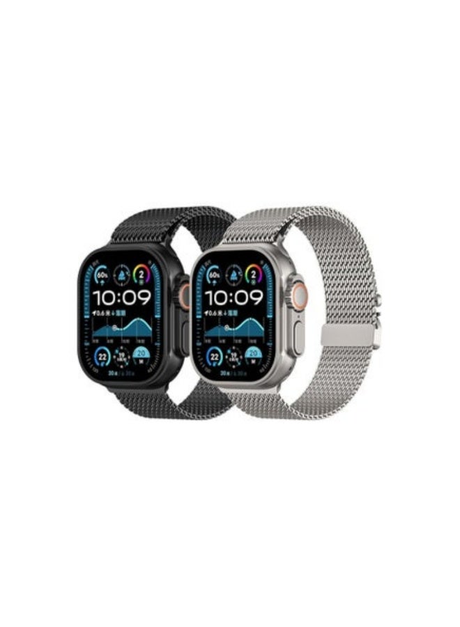 ACLIX 5Pack for Apple Watch Alpine Loop Band 49mm/45mm/44mm Nylon Woven Sport Strap Compatible with iWatch Series 8/Ultra/7/SE/6/5/4/3/2/8 White/Green/Orange/Black - Image 2