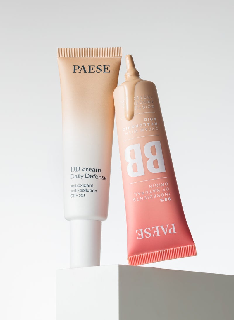Paese BB Cream with Hyaluronic Acid, 98% Natural, Vegan, Satin Finish SPF Protection, 03W Natural, 30 ml  - Image 5
