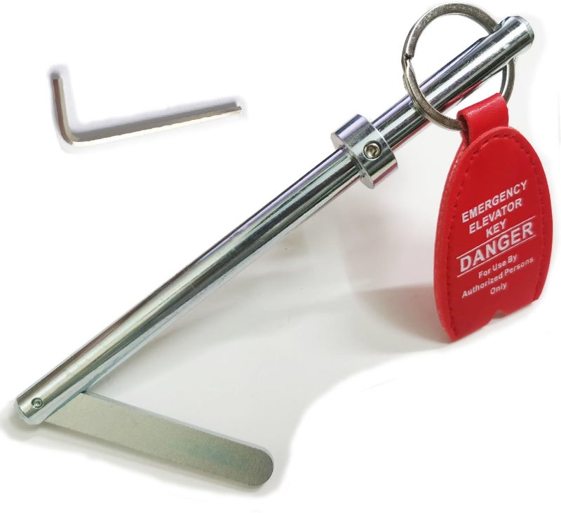 Emergency Elevator Door Key Compatible with ThysenKrupp Compatible with Dover Compatible with Otis Compatible with KON Door Elevator 1 Key