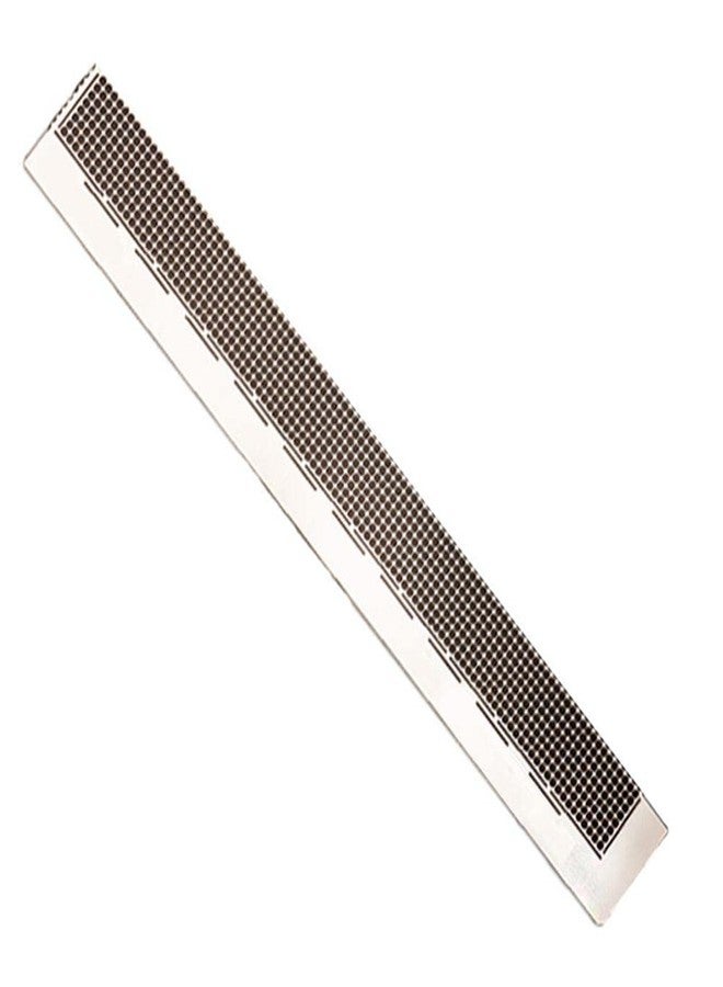 Fdit Rhinestone Painting Drawing Tool, Sewing Ruler Dot Drill Embroidery Mesh Ruler Stainless Steel (12) - Image 1