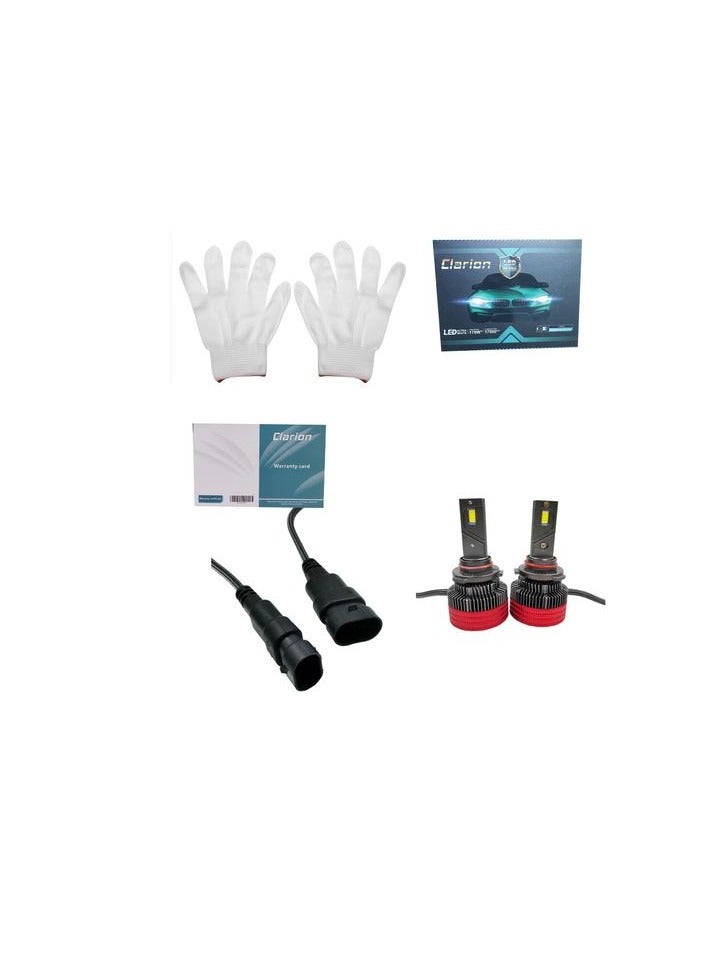 طقم مصابيح ليد للسيارة كلاريون  9005 - Image 1