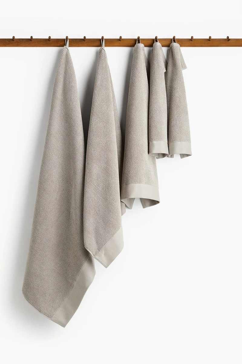 H&M 2-pack cotton terry guest towels