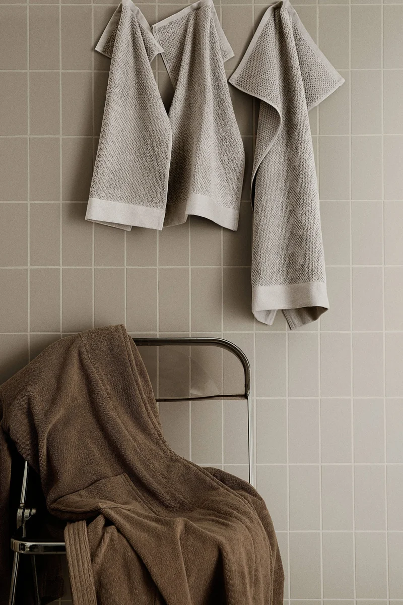 H&M 2-pack cotton terry guest towels
