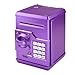 Totola Piggy Bank Electronic Mini ATM for Kids Baby Toy Auto Scroll Paper Money Safe Coin Banks Saving Box Password Code Lock for ChildrenBoys Girls Best Birthday Gift Purple - Image 3