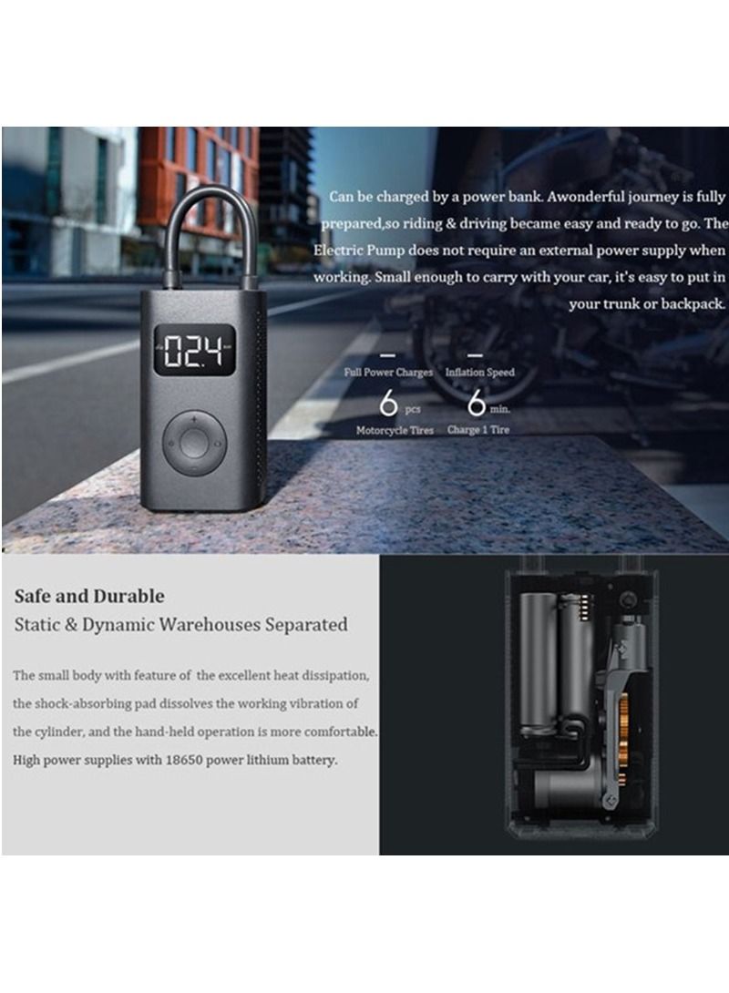 general Portable Electric Air Compressor 1S, Easy-to-Carry, Attractive Design, Type-C Universal Interface - Image 3