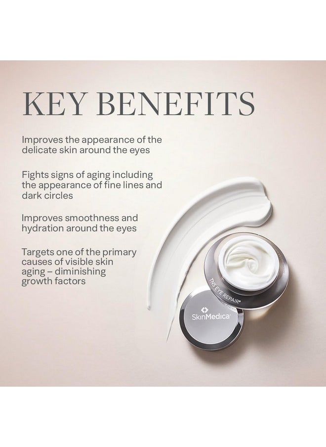 Skinmedica SkinMedica TNS Eye Repair - Our Age-Defying, Under Eye Cream to Say Goodbye to the Appearance of Dark Circles and Puffiness, 0.5 Oz  - Image 2