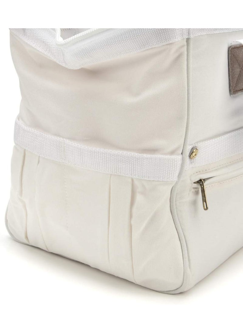 Dickies Dickies 16Inch Durable Canvas Work Bag for Painters Carpenters and Builders HeavyDuty Zipper Reinforced Handles Exterior Pockets White  - Image 5