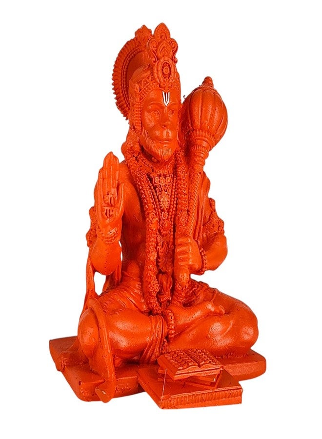 Karigaari India Bajrangbali Hanuman Idol for Car Dashboard | Lord Hanuman Ji Murti with Gada | Small Hindu God Religious Showpiece for Car, Home & Office Decor - Image 2
