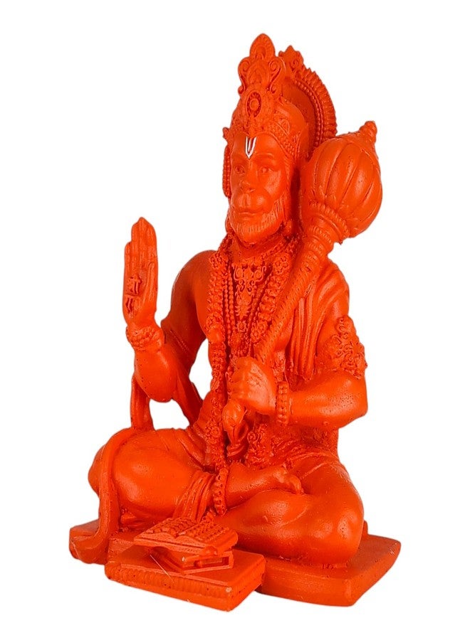 Karigaari India Bajrangbali Hanuman Idol for Car Dashboard | Lord Hanuman Ji Murti with Gada | Small Hindu God Religious Showpiece for Car, Home & Office Decor - Image 3