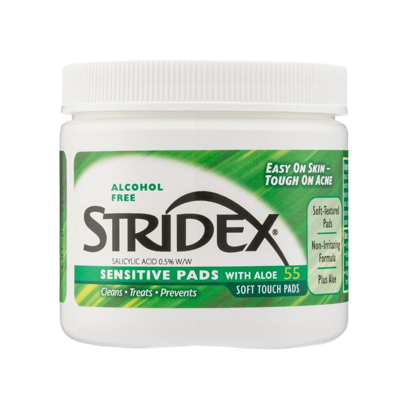 Stridex Stridex Daily Care Acne Pads with Aloe Sensitive Skin - 55 ct - Image 2