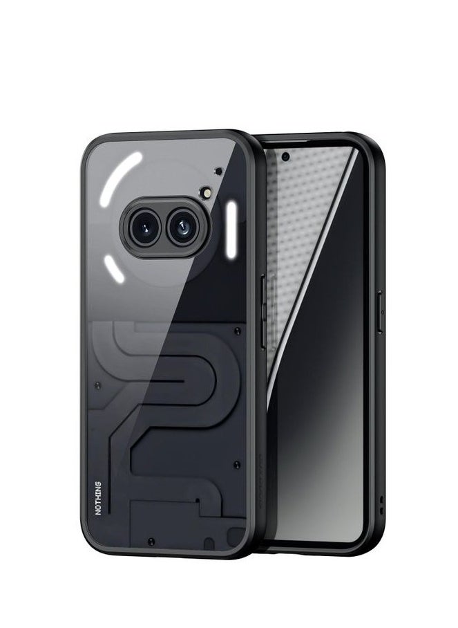 Generic Case for Nothing Phone 2A Protective Cover Soft TPU Transparent Hard PC Case Scratch Resistant Shockproof Case for Nothing Phone 2A  - Image 1