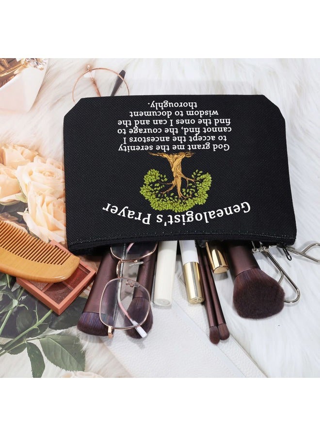 MEIKIUP Funny Genealogist Cosmetic Bag Family Researcher Gift Genealogist's Prayer for Historian Researcher Genealogy, Genealogist Bag - Image 4