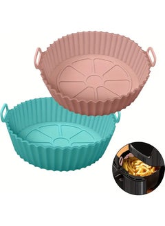 Haidue 2 Pcs Air Fryer Silicone Liner Non Stick Reusable  - Image 1