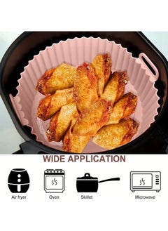 Haidue 2 Pcs Air Fryer Silicone Liner Non Stick Reusable  - Image 2