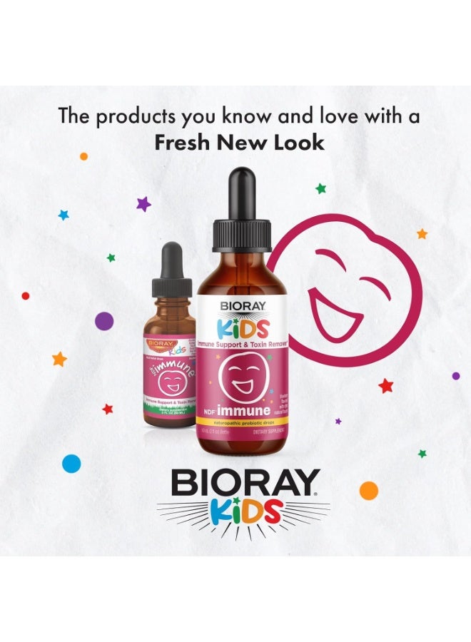 Bioray, Kids, Immune Support & Toxin Remover, Blueberry, 2 fl oz (59 ml) - Image 2