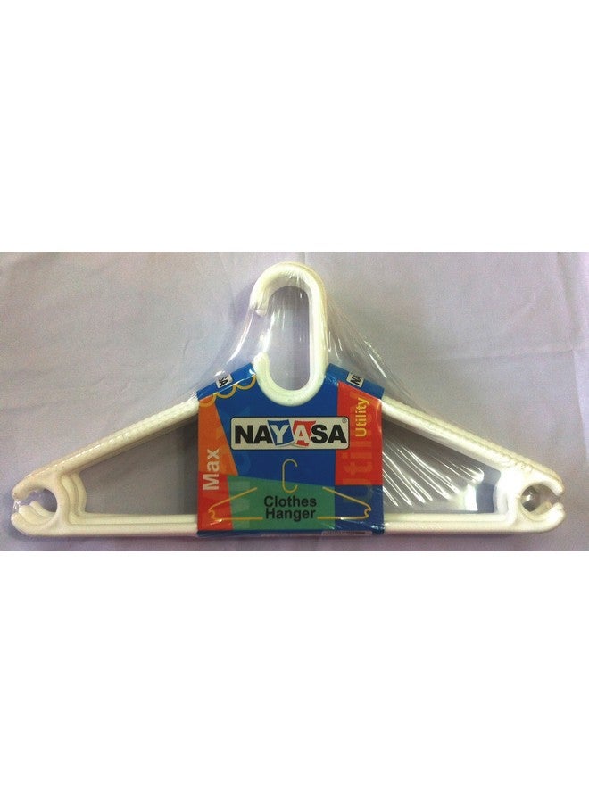 Nayasa Set of 6 Hangers | Cloth Hanger | Dress Hangers | White - Image 2