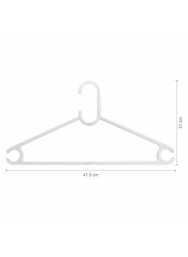 Nayasa Set of 6 Hangers | Cloth Hanger | Dress Hangers | White - Image 3