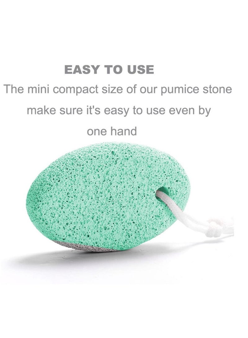 2 Pack Hard Dead Skin Removing Pumice Stone Pink/Green