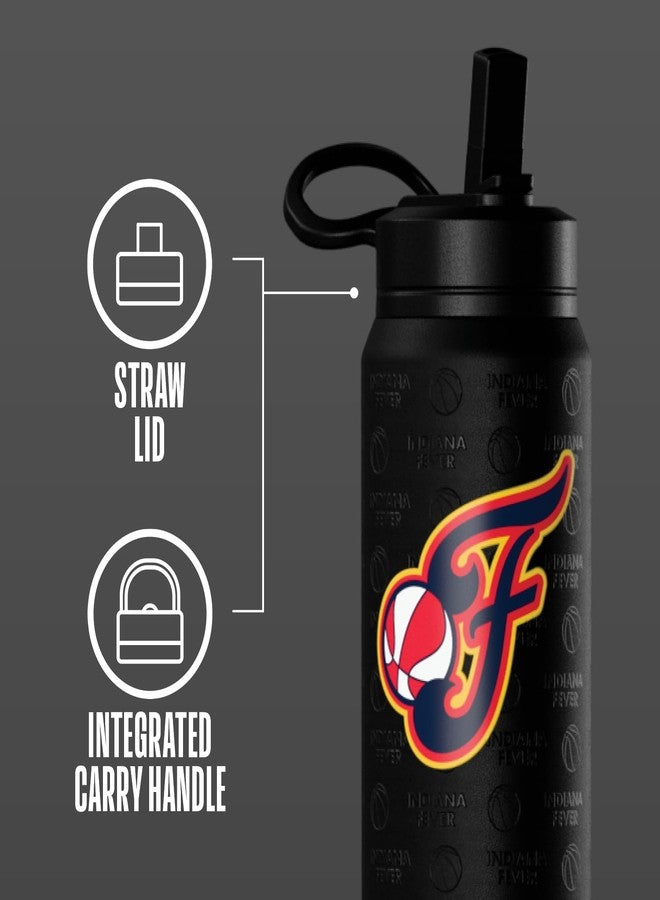 Hydrapeak x WNBA Officially Licensed Indiana Fever 26 oz Active Water Bottle with Chug Lid and Handle Reusable Stainless Steel Double Wall Insulated Sports Gift - Image 3