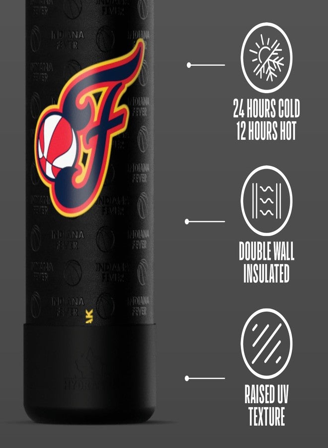 Hydrapeak x WNBA Officially Licensed Indiana Fever 26 oz Active Water Bottle with Chug Lid and Handle Reusable Stainless Steel Double Wall Insulated Sports Gift - Image 4