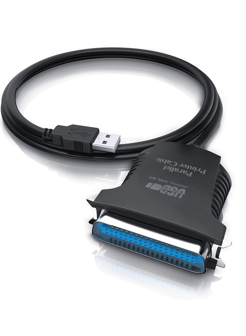 CSL USB to Parallel Adapter LPT 36-Pin Printer Cable Adapter Cable Plug and Play 0.80 m - Image 3