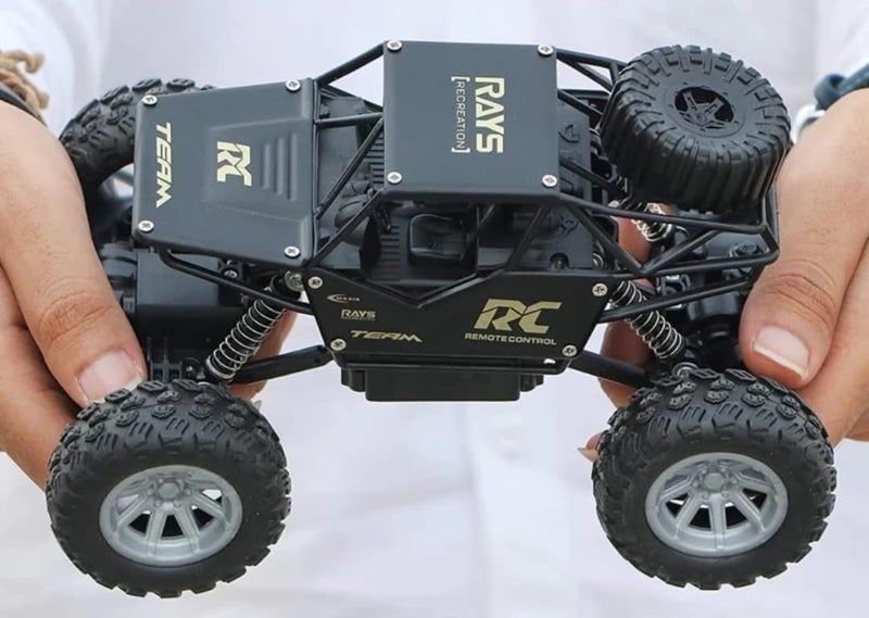 Royals hub Remote Control Rock Crawler 5 Function High Speed 1:18 Rc Car Toys for Boys 2Wd Off Road Vehicle Toy Cars for Kids Monster Truck Rock Climbing Car Toy for Kids【Black】 - Image 2