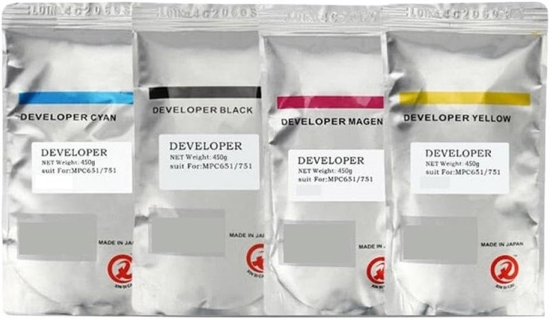 Developer Powder D074-9640 Compatible with Pro C651 C751 MP C8002 C6502 C5110 C5100 C7100 C7501 C6501 C9100 C9110 450g 600g(K 450g)