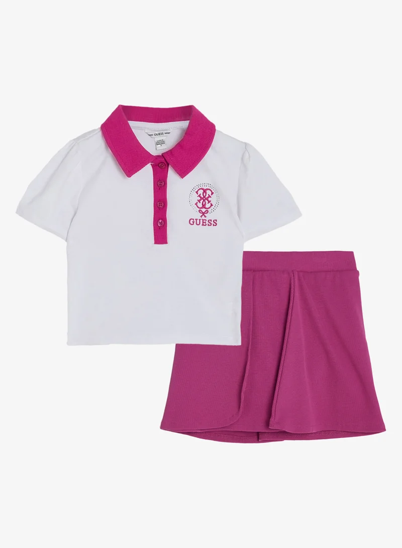 GUESS Youth Polo And Skirt Set