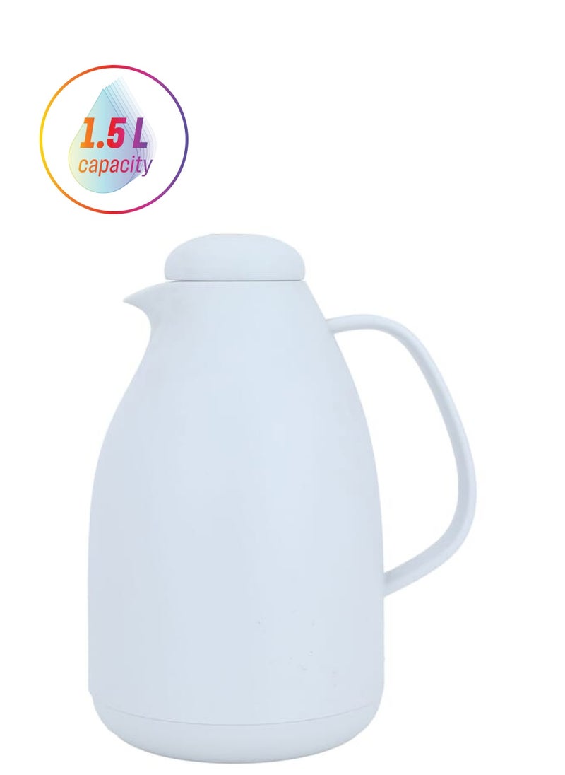 Alsaif Gallery - Penguin Pro thermos light gray 1.5 litres - Image 1
