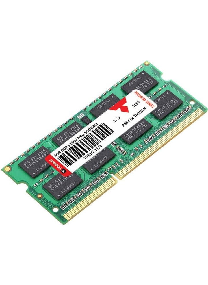 Tograt 4gb Ddr3 1600 Mhz Notebook Ram Memory - TGR16S11/4 - 1.5V  - Image 2