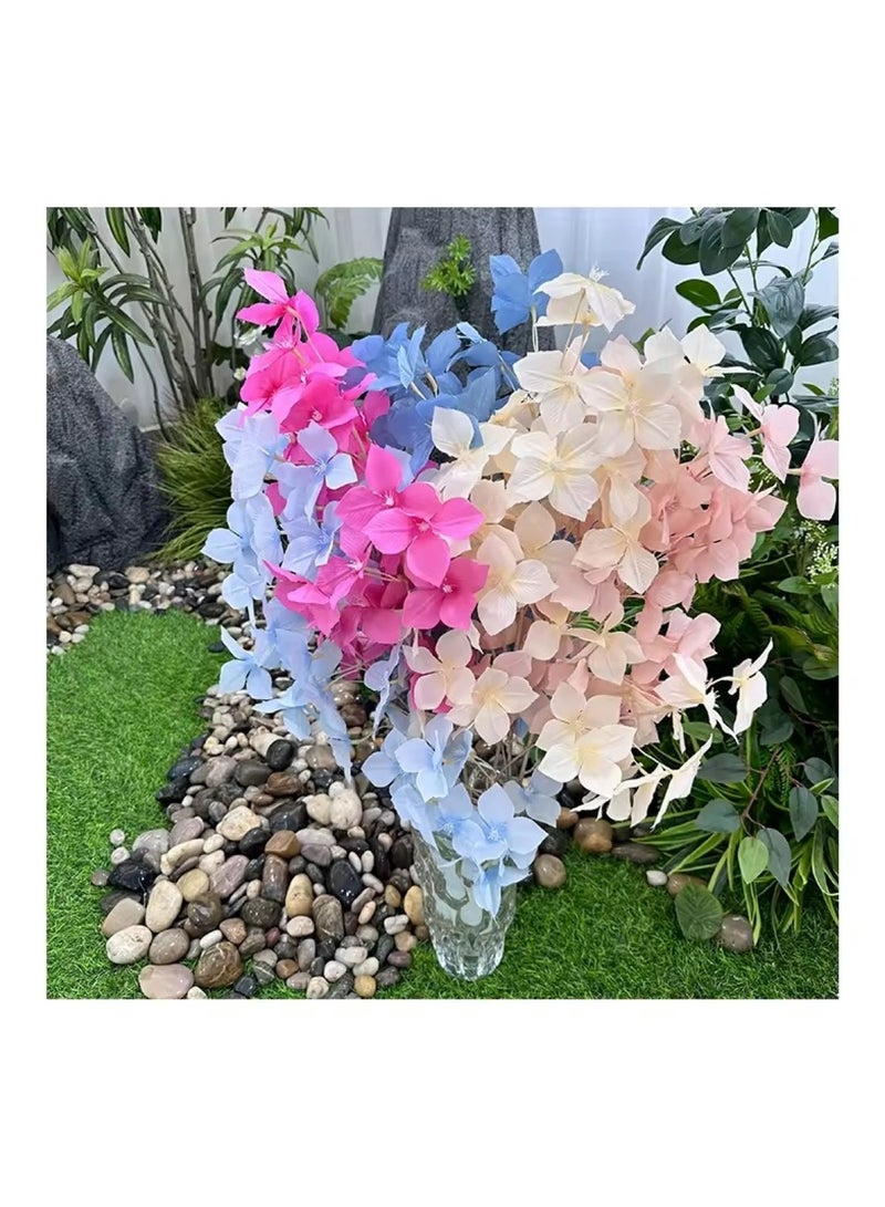 Huitich Artificial Flower Decor for Home, Parties, and Weddings Blue  - Image 4