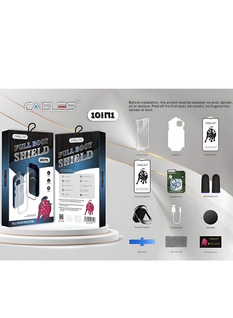 CAISLES The original package from Caisles, for (iPhone 15 Pro), maximum protection against scratches and breakage (10in1) - Image 2