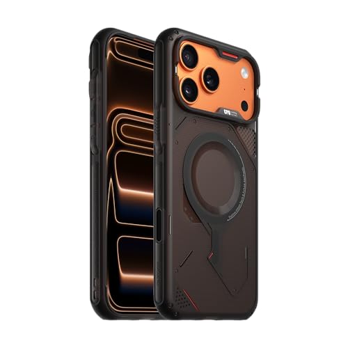 Aulumu A17 iPhone 17 Pro Max Case MagSafe Compatible TouchSensitive Buttons Integrated Drop Protection MilitaryGrade Outdoor Design Black - Image 1