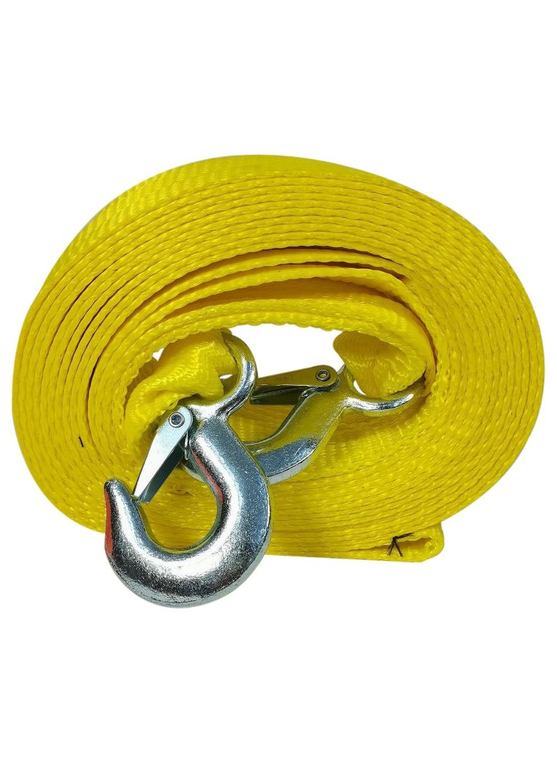 SAFARI 8 Ton 6 Meter Tow Rope Car Breakdown Towing Rope Heavy Duty With Two Hooks STR10