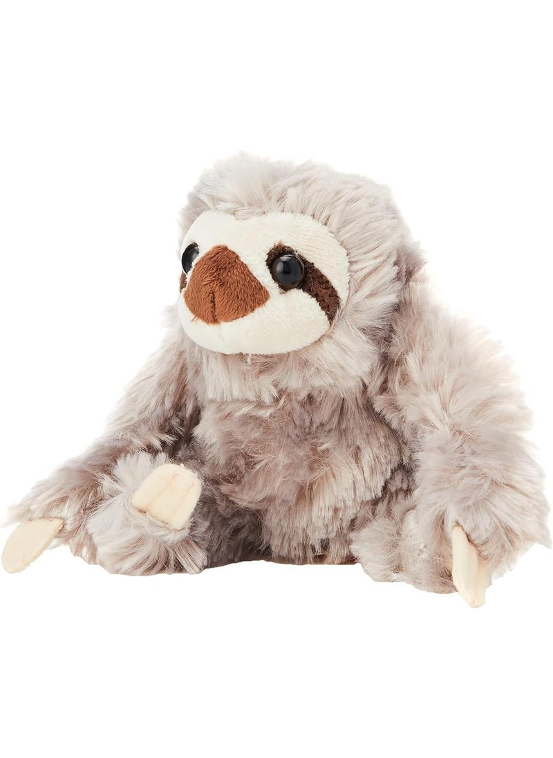 Wild Republic Wild Republic Pocketkins Sloth Stuffed Animal, Five Inches, Gift for Kids, Plush Toy, Fill is Spun Recycled Water Bottles, 5 inches, Model Number: 21193  - Image 1