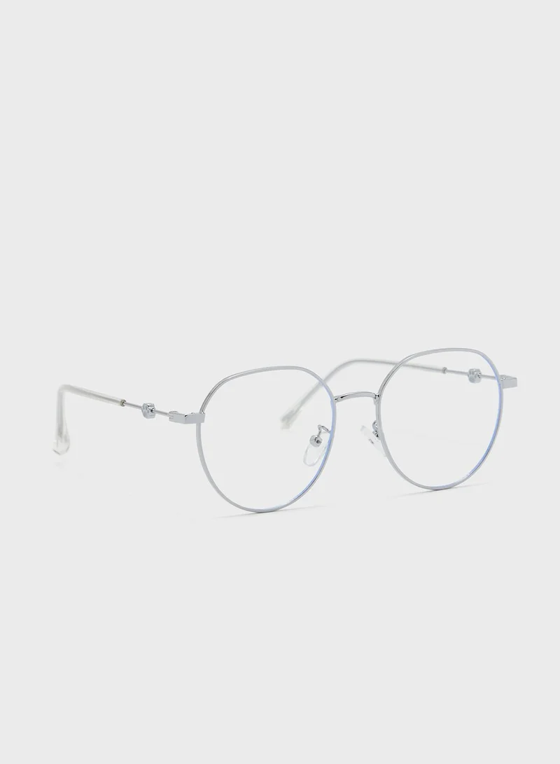 ELLA Round  Frame Anti Blue Lens Laptop Optic Glasses