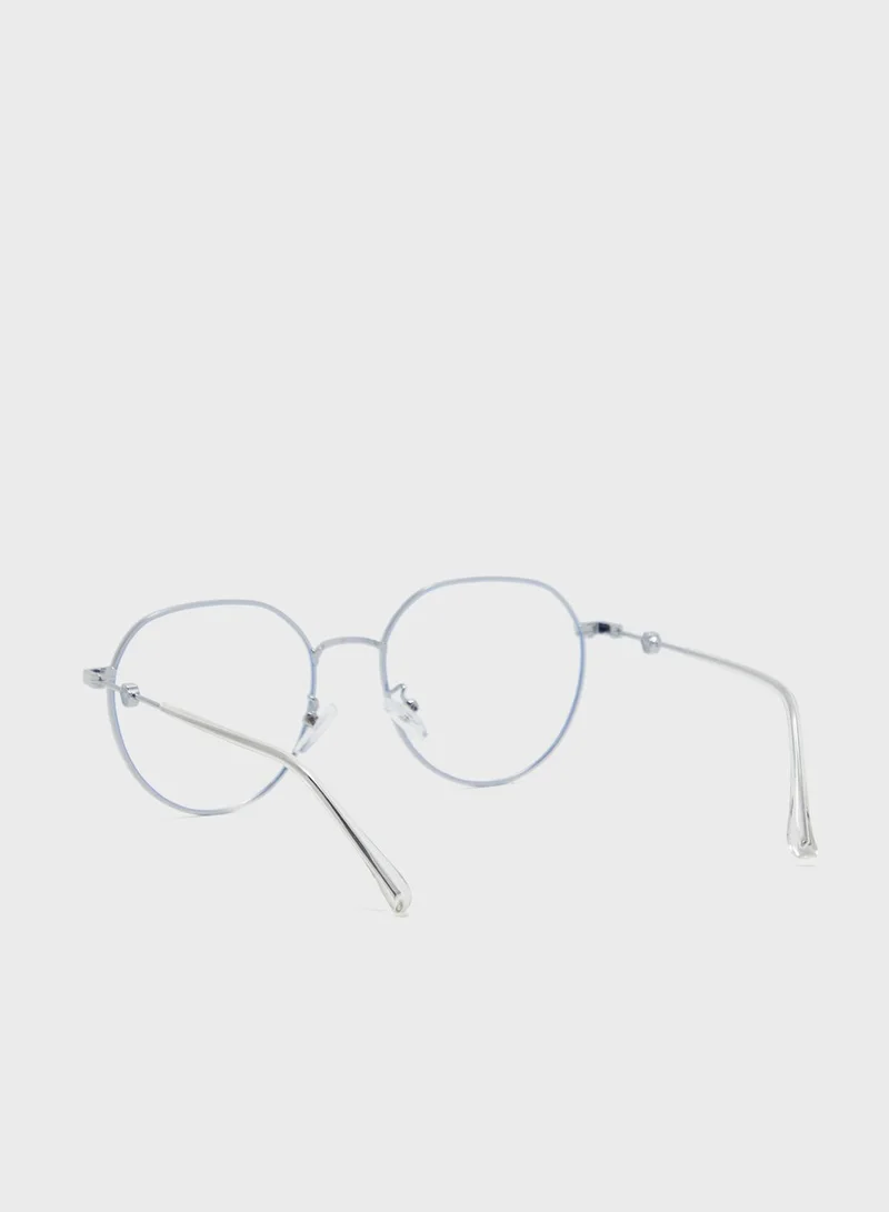 ELLA Round  Frame Anti Blue Lens Laptop Optic Glasses