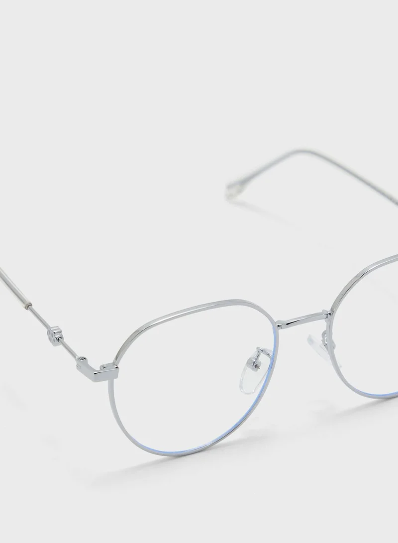 ELLA Round  Frame Anti Blue Lens Laptop Optic Glasses
