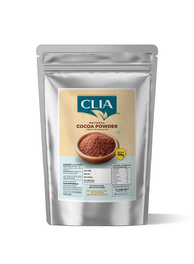 Clia Naturals Cocoa Powder 500Gm - Image 1
