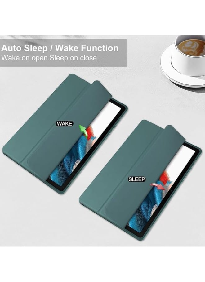 Generic Compatible with Case for Samsung Galaxy Tab A9 Plus Tablet 11 Inch 2023, Ultra Transparent Back Slim Cover with Auto-Wake for Samsung Galaxy Tab A9+ Tablet 2023 (Dark Green)  - Image 5