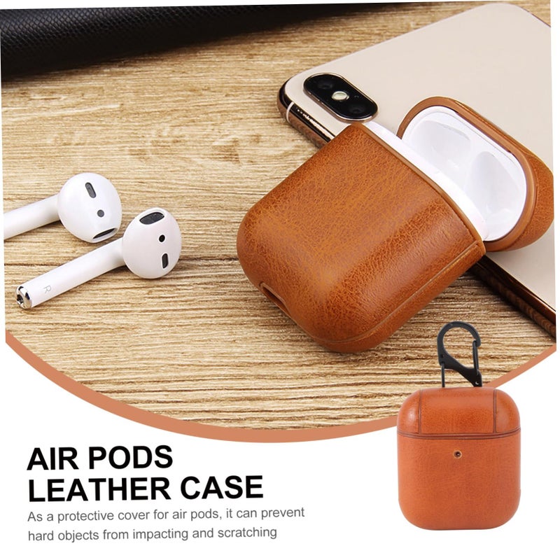 Premium PU Leather Headphones Case with Lanyard for Charging Protection - Image 4